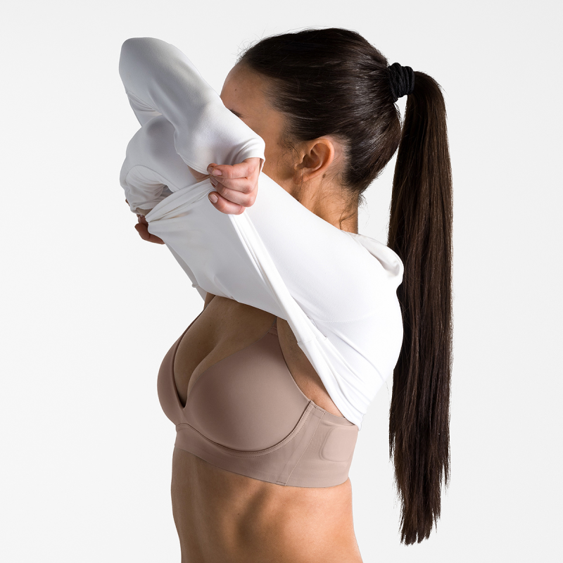 T-Shirt Bralette Taupe - Image 7