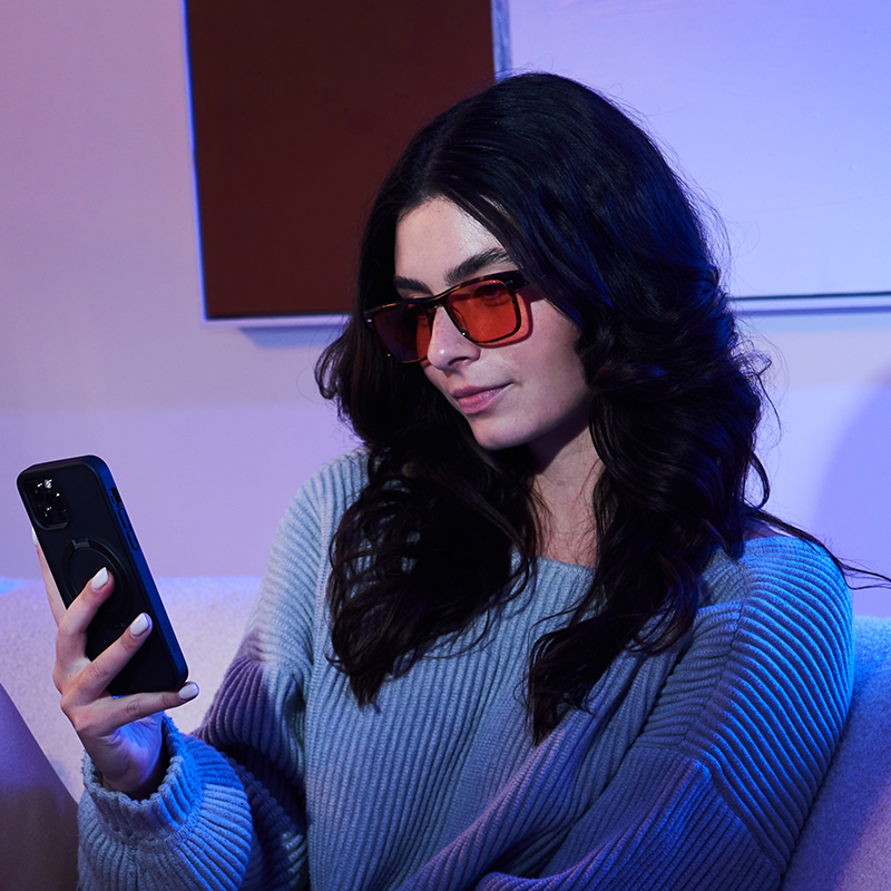 Blue Light Glasses Remy Tortoise Frames with Evening Lenses - Image 6