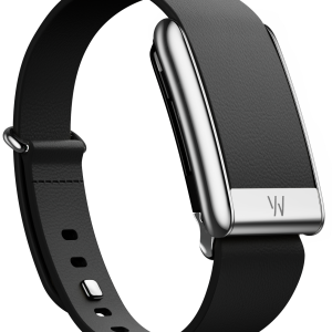 5.0 LeatherLuxe Tapered Band Black with Titanium