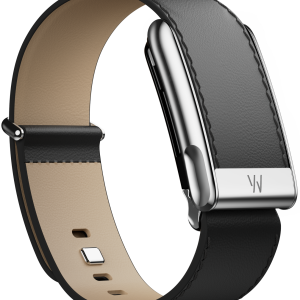 MG LeatherLuxe Straight Band Black/Cream with Titanium